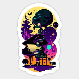 Piano of Dreams Sticker